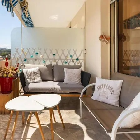 Bel Avec Terrasse, Piscine, Parking Prive Et Club De Tennis, Padel En Sus 앙티브
